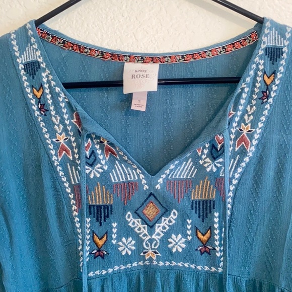 Target for Knox Rose 3/4 Sleeve Boho Peasant Top - Picture 4 of 5